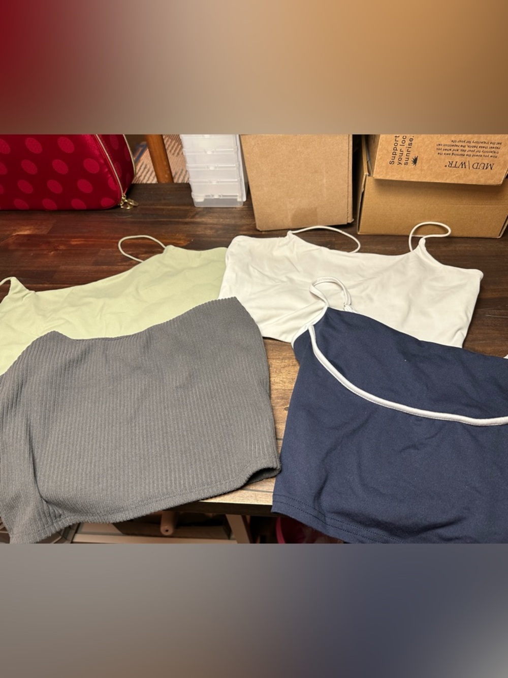 Garage Crop Tank Tops